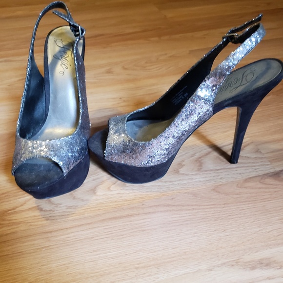 Fergie Shoes - Silver Heels